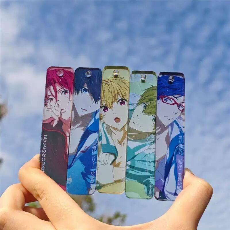 Free男子游泳部叶月渚七濑遥松冈凛周边龙崎怜橘真琴长条钥匙扣,模玩/动漫/周边/娃圈三坑/桌游,动漫徽章/立牌,淘宝优惠券,粉丝福利购,淘宝优惠卷