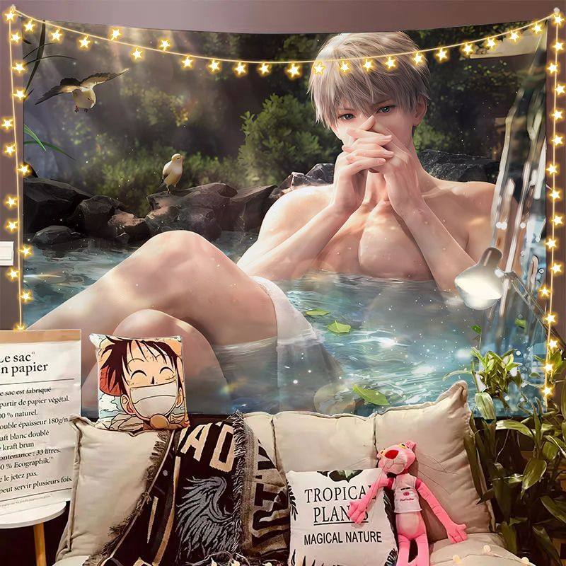 恋与深空周边挂布祁煜沈星回黎深背景布学生宿舍卧室床头装饰墙布,居家布艺,挂毯/壁毯,淘宝优惠券,粉丝福利购,淘宝优惠卷