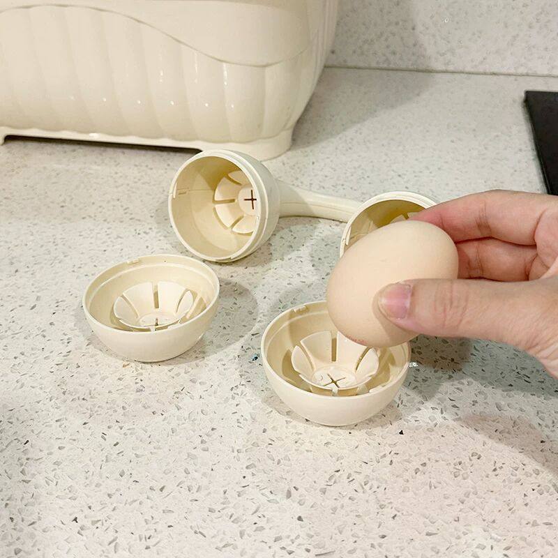 便携多功能鸡蛋切割器厨房收纳盒白色塑料蛋托分格整理盒厨房用具,收纳整理,食物收纳盒,淘宝优惠券,粉丝福利购,淘宝优惠卷