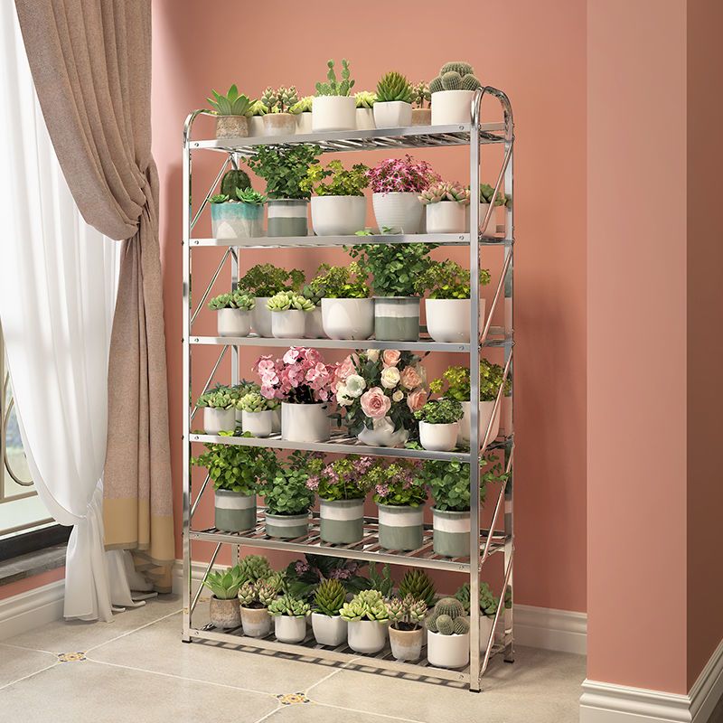 花架子不锈钢加厚多层防晒创意家用绿萝盆客厅室外阳台多肉置物