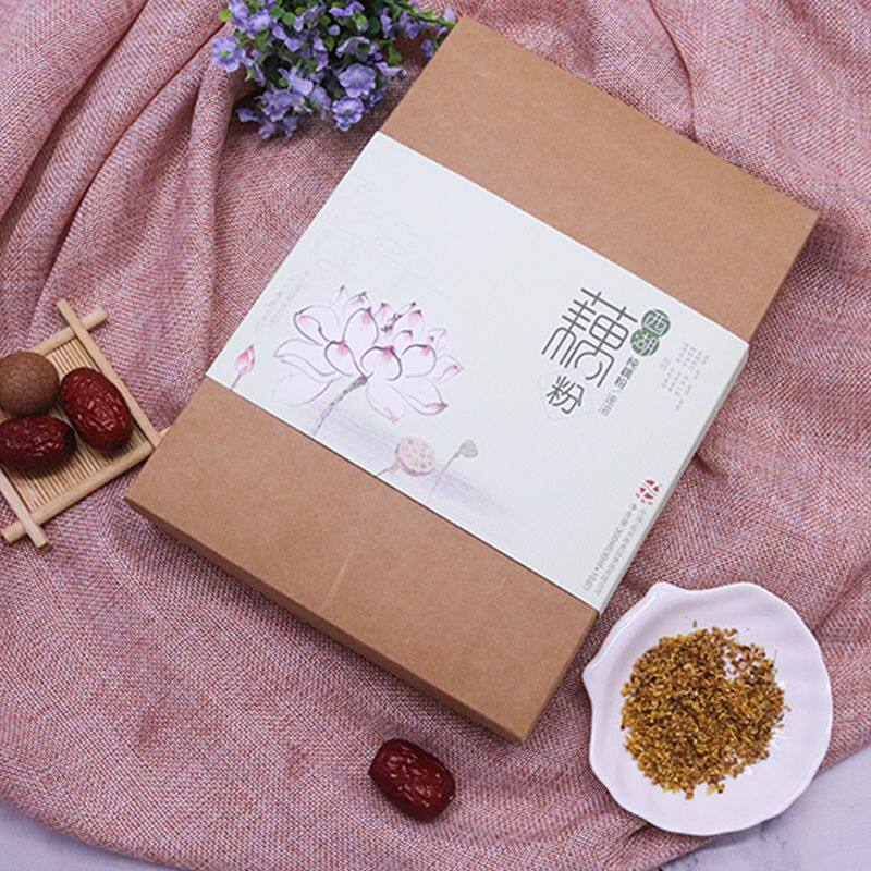 新货杭州特产甜香园正品西湖藕粉早餐代餐速溶藕粉四味组合精美伴