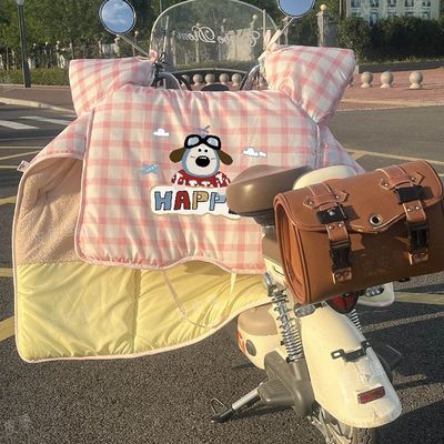 2025新款电动车挡风被冬季加绒加厚防水防寒特厚电瓶车防风罩冬款
