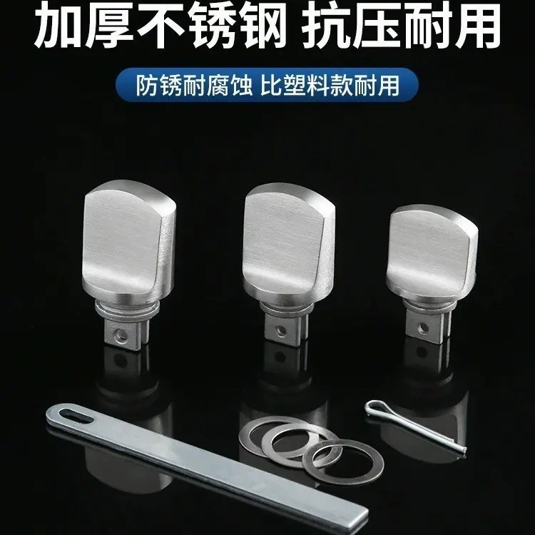 反锁钮防盗门锁内反锁旋钮不锈钢入户门把手保险通用大门配件大全