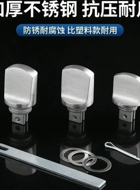 反锁钮防盗门锁内反锁旋钮不锈钢入户门把手保险通用大门配件大全