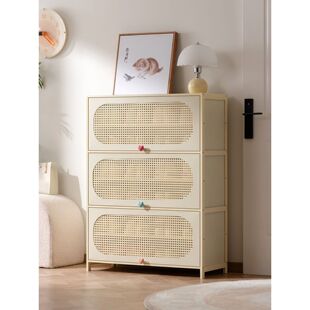 鞋柜家用门口入户玄关柜多层钢制门鞋架楼道大容量室内门厅收纳柜