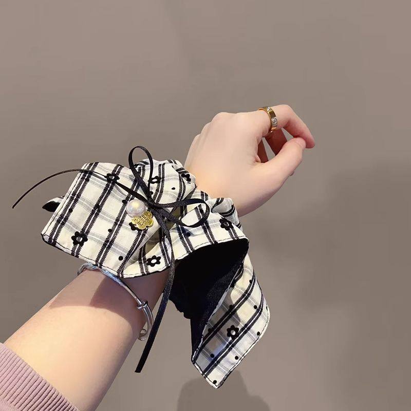 发圈方巾式发圈网红博主新款格子条纹发绳高级感布艺扎头绳发饰,饰品/流行首饰/时尚饰品新,发饰,淘宝优惠券,粉丝福利购,淘宝优惠卷