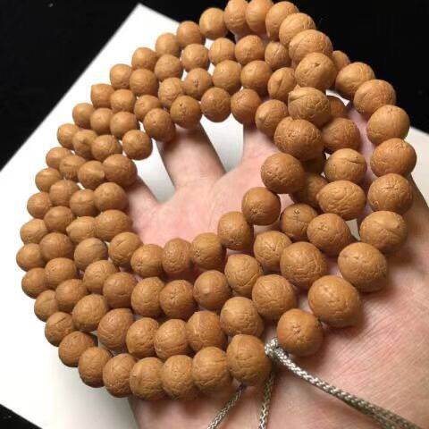 尼泊尔凤眼菩提文玩手串108念珠佛珠菩提子原籽手持手链男女