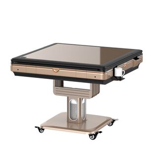 家用麻将机新款全自动带取暖餐桌两用麻将桌可折叠静音电动过山车