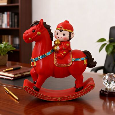 2026马年马上发财马上有钱吉祥物财神摆件礼品公司伴手礼新年礼物