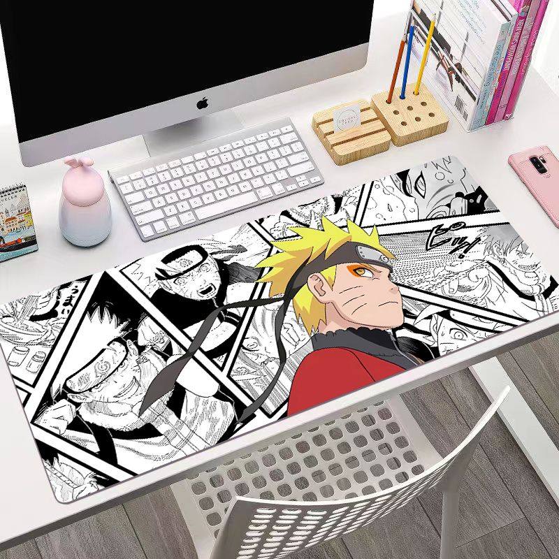 火影忍者新款鼠标垫办公室轻奢电脑桌垫宿舍卧室鼠标键盘耐脏垫子,电脑硬件/显示器/电脑周边,鼠标垫/贴/腕垫,淘宝优惠券,粉丝福利购,淘宝优惠卷