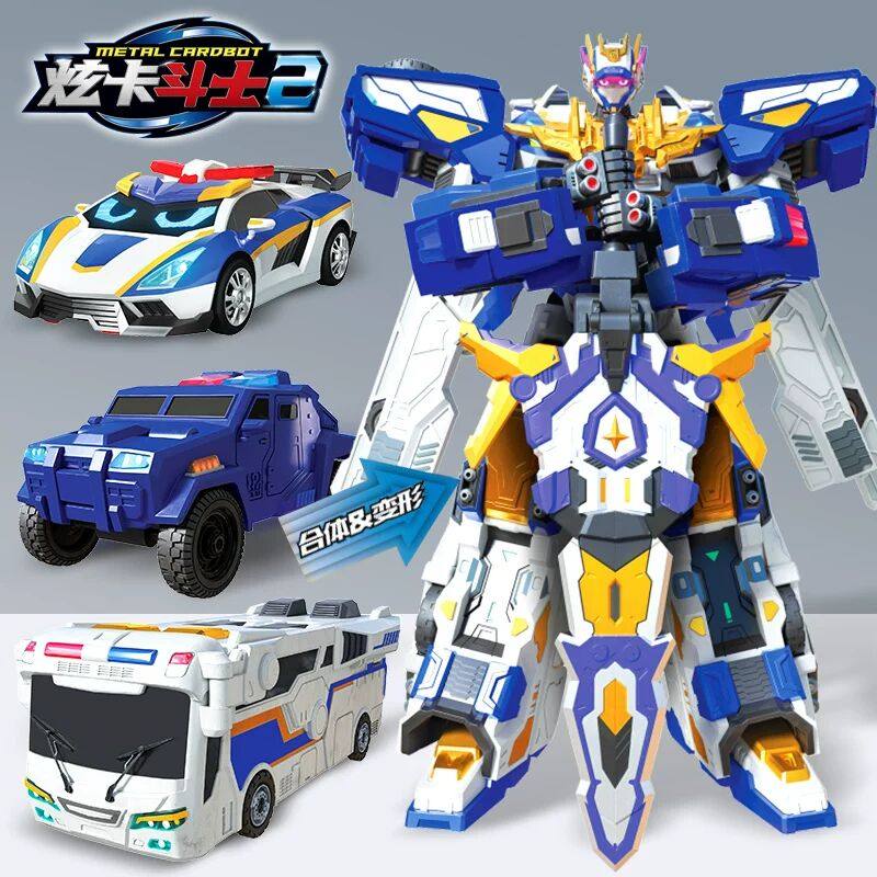 正版炫卡斗士2炫蓝雷霆王3合体变形机器人第二季玩具机甲金刚战士,玩具/童车/益智/积木/模型,儿童机器人/变形玩具,淘宝优惠券,粉丝福利购,淘宝优惠卷