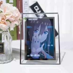 五等分的花嫁周边水晶相框中野一花二乃三玖立牌送朋友礼物可定制