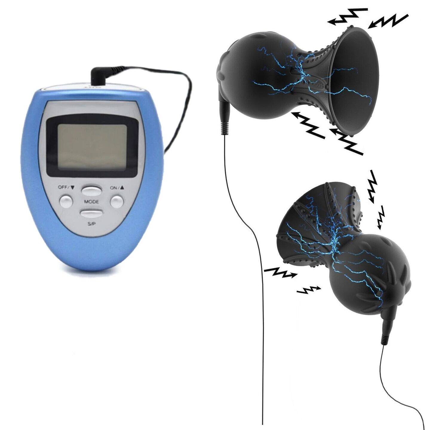 电击胸部按摩器疏通经络脉冲贴家用肌肉电刺激仪电疗针灸理疗教训