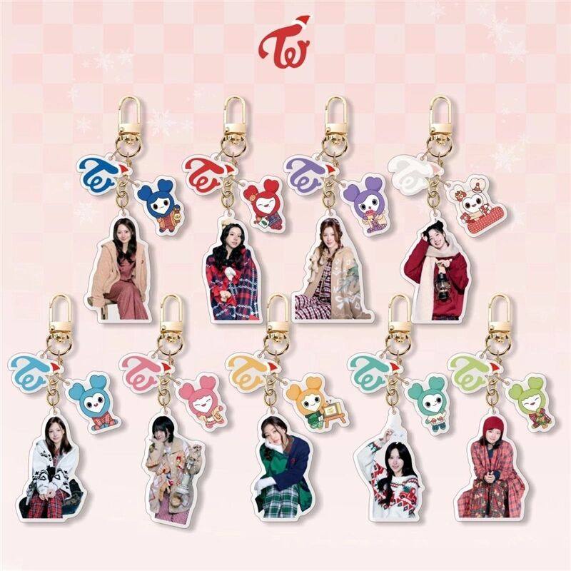 TWICE亚克力钥匙扣 兔瓦斯女团圣诞节系列钥匙圈挂件 林娜琏周边,模玩/动漫/周边/娃圈三坑/桌游,动漫徽章/立牌,淘宝优惠券,粉丝福利购,淘宝优惠卷
