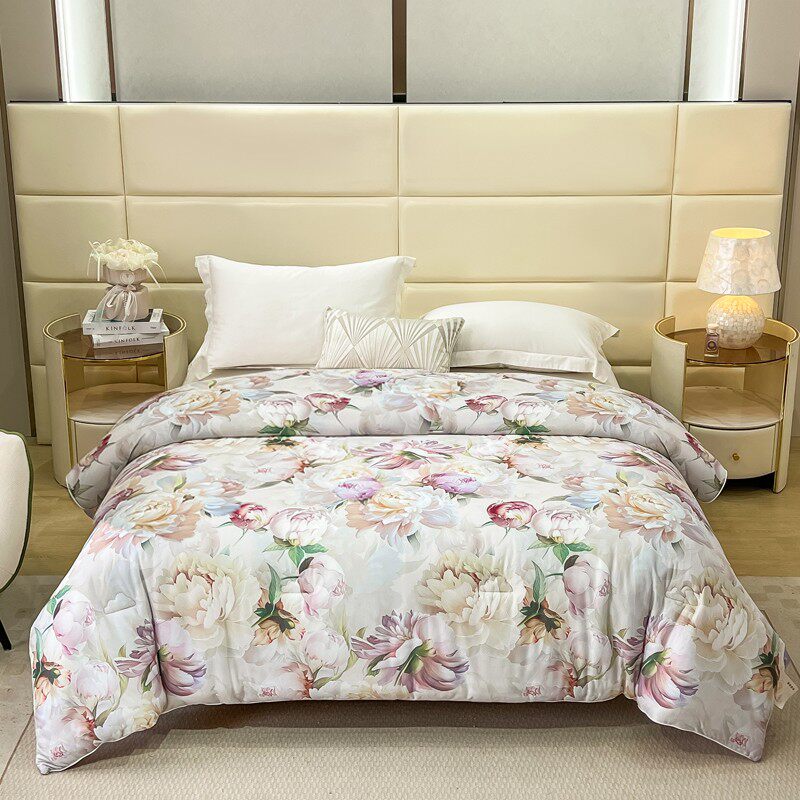 Charme de soie Fleur法式轻奢订制蚕丝棉冬被养颜被试睡30天