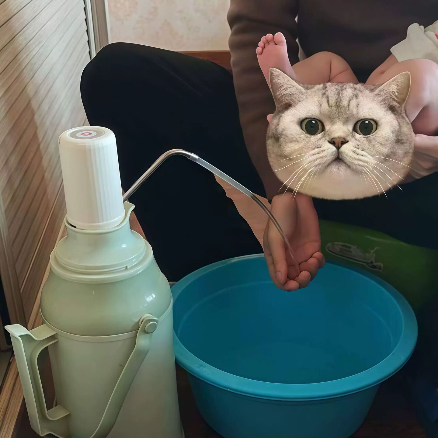 【婴儿洗屁股神器】新生儿拉屎清洗水龙头小月龄女孩私处清洁好物