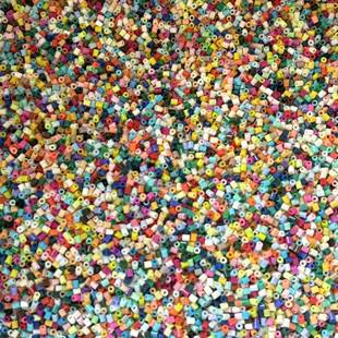 鸿记拼豆 拼豆2.6mm融合豆混色装MARD豆大厂同色手工益智拼图diy