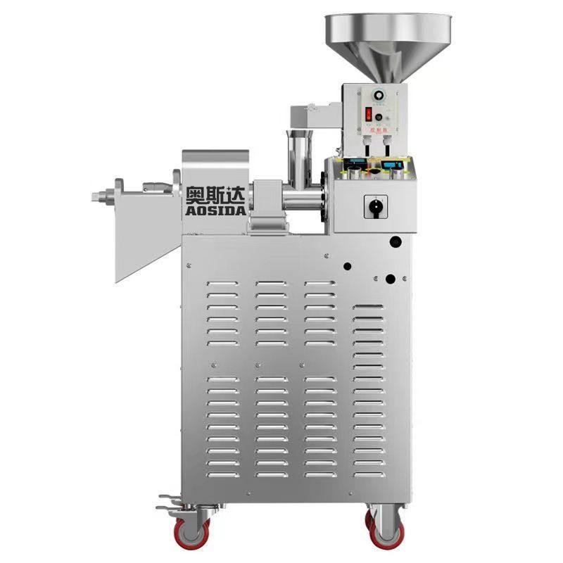 新款商用榨油机大型全自动真空过滤一体小型摆摊中型家用压榨电动