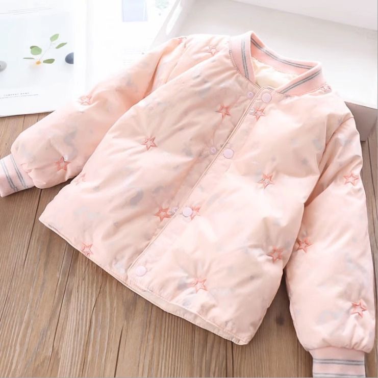 9白鸭绒2025女童羽绒服儿童羽绒内胆童轻薄款秋冬装中大童外套韩