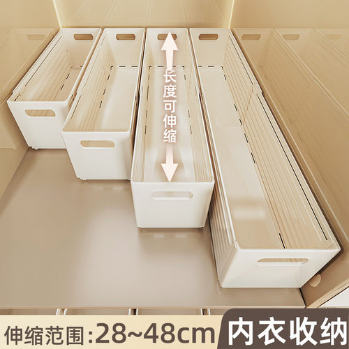 收纳盒整理储物盒衣服收纳箱衣柜分层神器大容量家用收纳盒放衣柜
