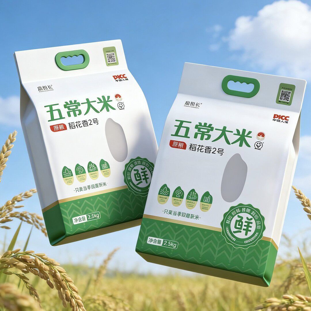 【当季现磨新米】五常大米GB/T19266 黑土种植 双层真空2.5kg两袋