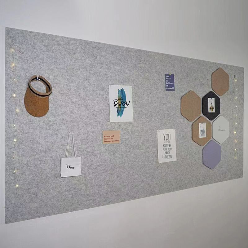 毛毡布展板幼儿园彩色板墙软木板照片作品展示背景墙留言板定制墙