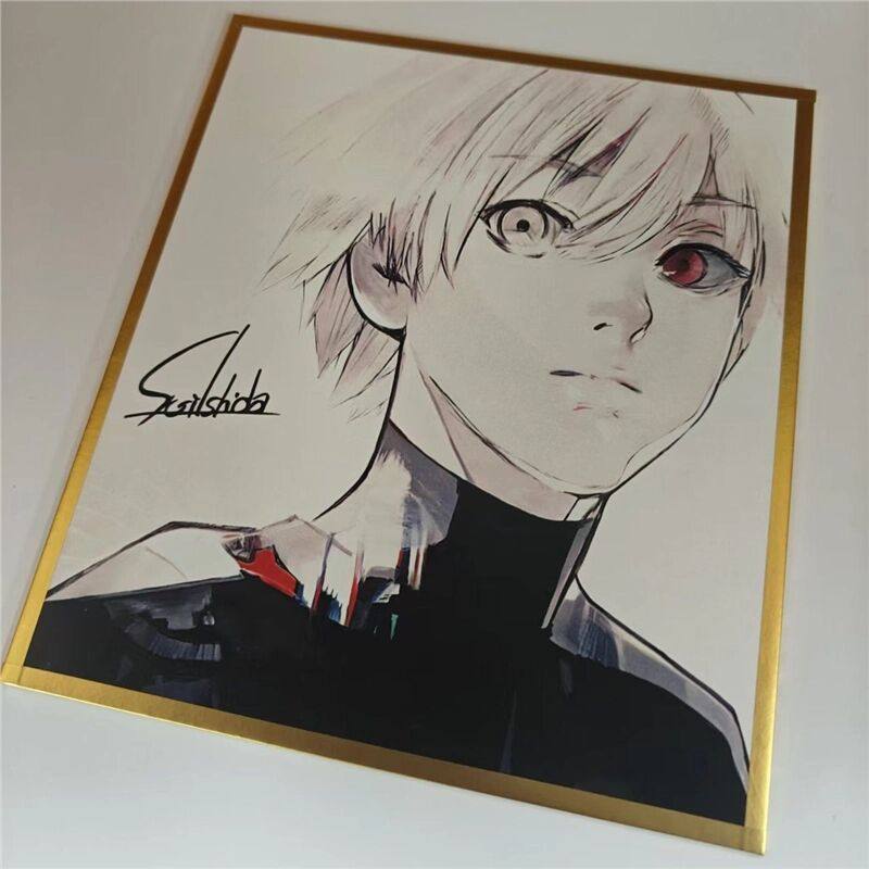 全新现货东京食尸鬼东京喰种金木研签名色纸特典限定周边谷子,模玩/动漫/周边/娃圈三坑/桌游,海报/色纸,淘宝优惠券,粉丝福利购,淘宝优惠卷