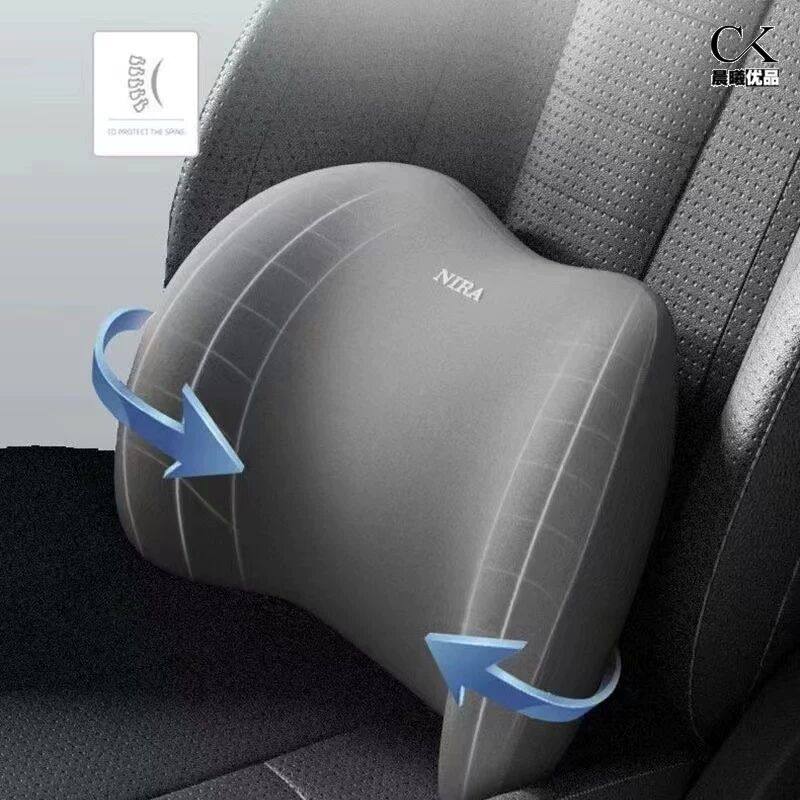 新款汽车腰靠车载靠枕驾驶座椅靠背车用腰垫腰托腰部支撑护腰靠垫