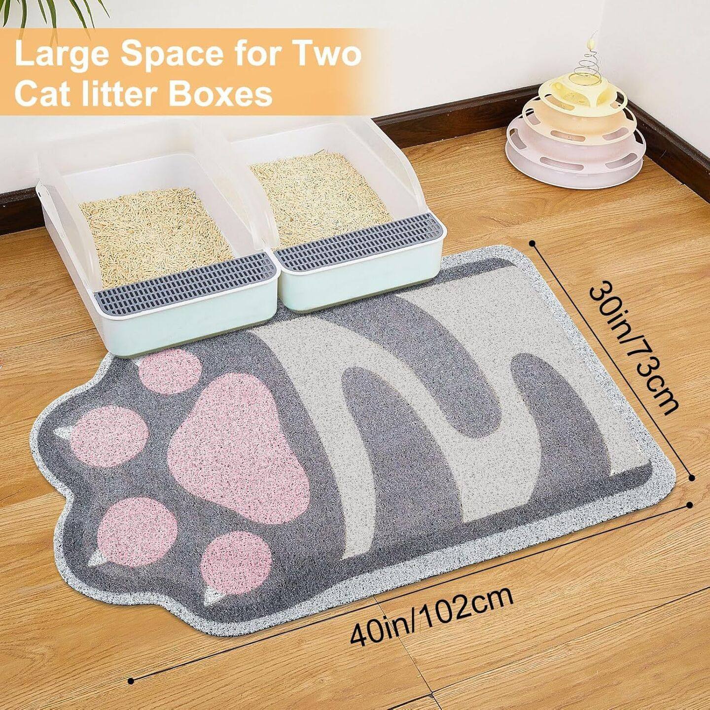 跨境代发易打理可爱猫爪丝圈猫砂垫可爱易清洗猫咪宠物食物餐垫,宠物/宠物食品及用品,猫狗垫子,淘宝优惠券,粉丝福利购,淘宝优惠卷