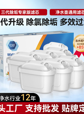 适配BR1TA碧然得滤芯净水壶ABS通用过滤除垢德国免安装便携式家用