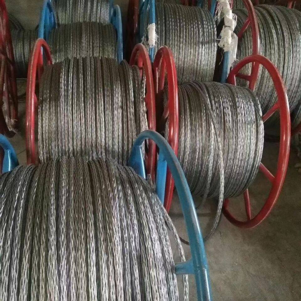 电力电缆防扭钢丝绳绞磨机专用拉线绳无扭放线绳国标牵引绳热镀锌