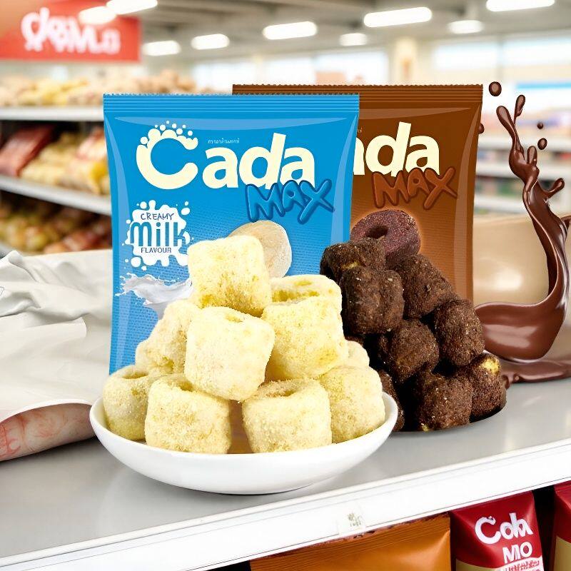 泰国进口奇乐达巧克力牛奶甜甜圈糕点心休闲营养下午茶零食45g/袋