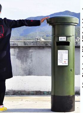 绿色中国邮政信箱户外挂墙带锁邮筒邮局信报箱信件报刊报纸投递箱