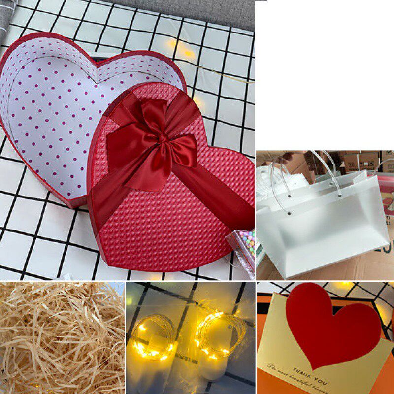 创意超大号礼物盒男女闺蜜礼品盒结婚喜糖盒心形蝴蝶结包装空盒子