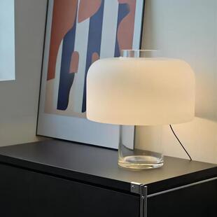 设计师现代极简多功能趣味花瓶玻璃样板间展示客厅边柜装饰台灯