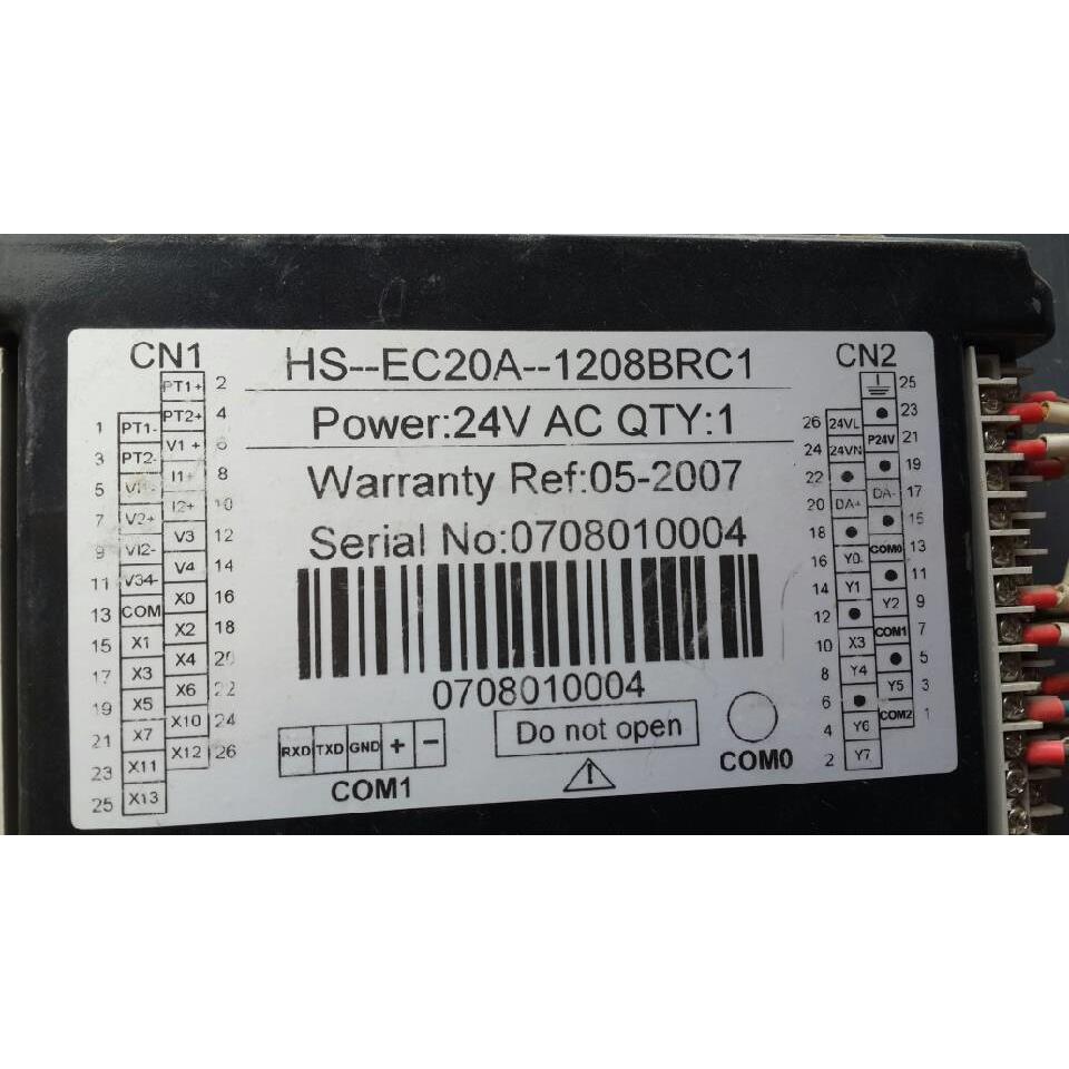 红五环螺杆空压机电脑板HS-EC200A-1208BRC1,0708010004