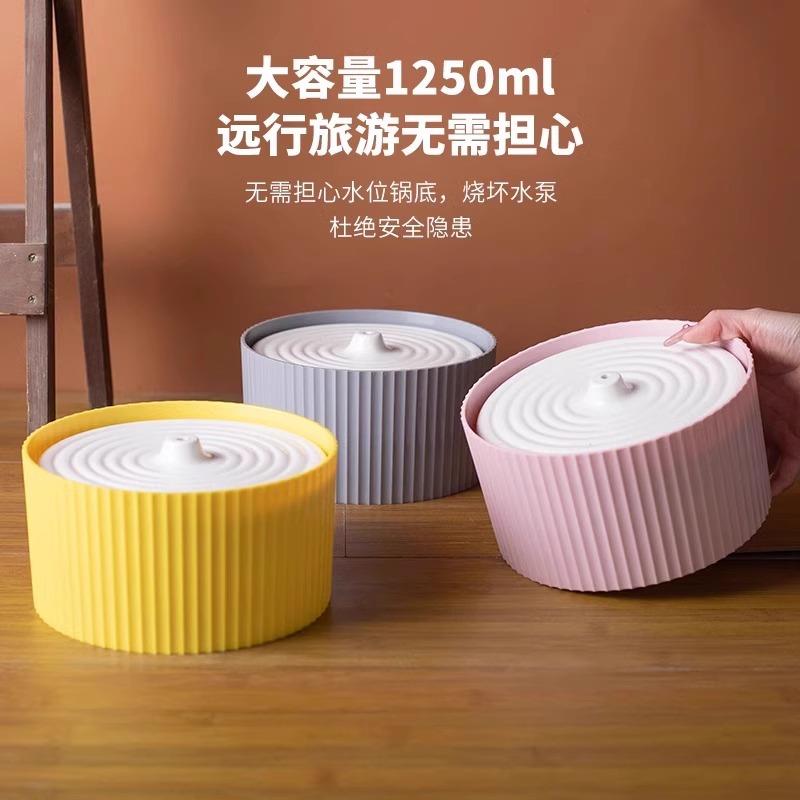 猫咪饮水机不湿嘴喝喂水器防打翻自动循环流动宠物饮水器滤芯陶瓷