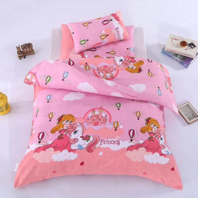 幼儿园被套单件1.1米小孩宝宝三件套亲肤保暖卡通被罩120150cm