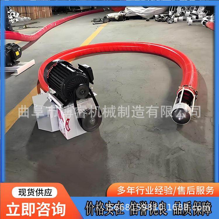 农用软管吸粮机 自动装车抽粮机 麦子倒换上料机价格