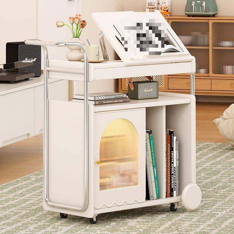 奶油风沙发边几可移动小推车床头实木边柜客厅茶几角几带轮小户型,鲜花速递/花卉仿真/绿植园艺,割草机/草坪机,淘宝优惠券,粉丝福利购,淘宝优惠卷