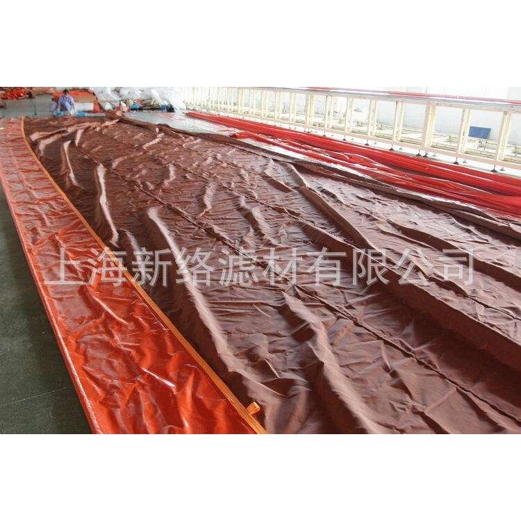 新络填海工程防污帘FWV305防污屏港品施工防污布