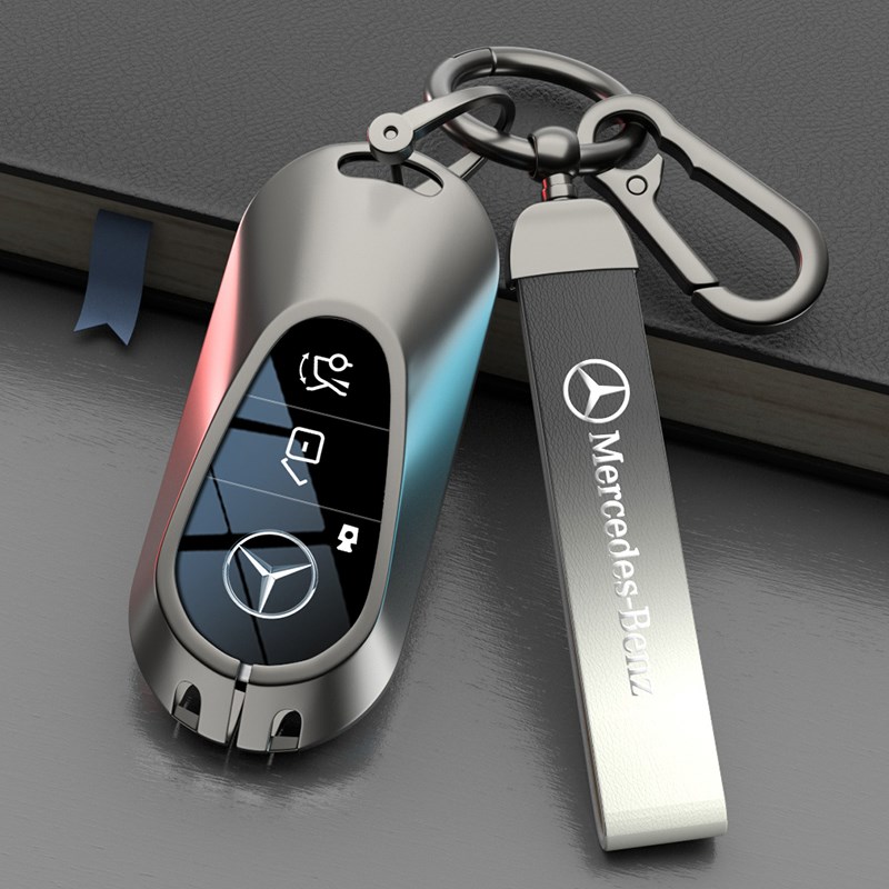 c260l钥匙套24款e300l高级感glc300l车标a200l用品c200壳扣包