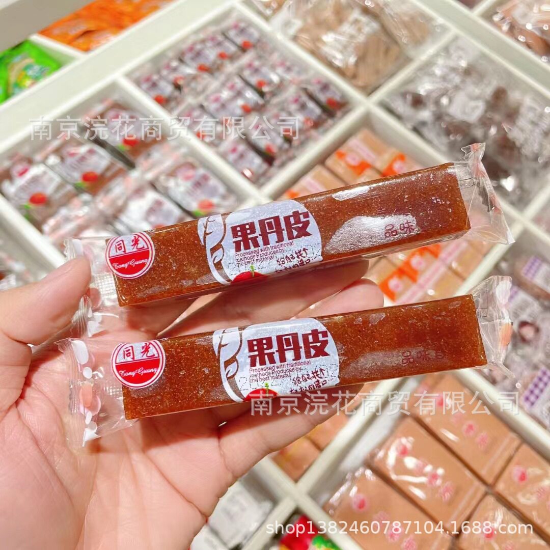 同光山楂布丁 山楂羹 果丹皮 山楂饴 螺旋卷 一箱10斤官方旗舰店