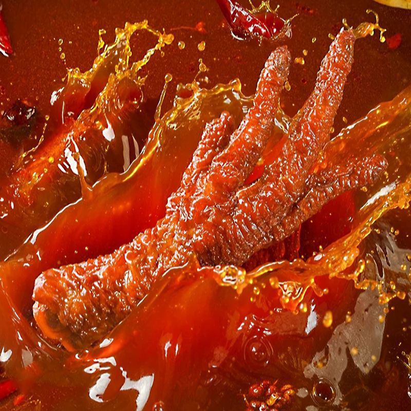 虎皮凤爪鸡爪子开袋即食食品小吃