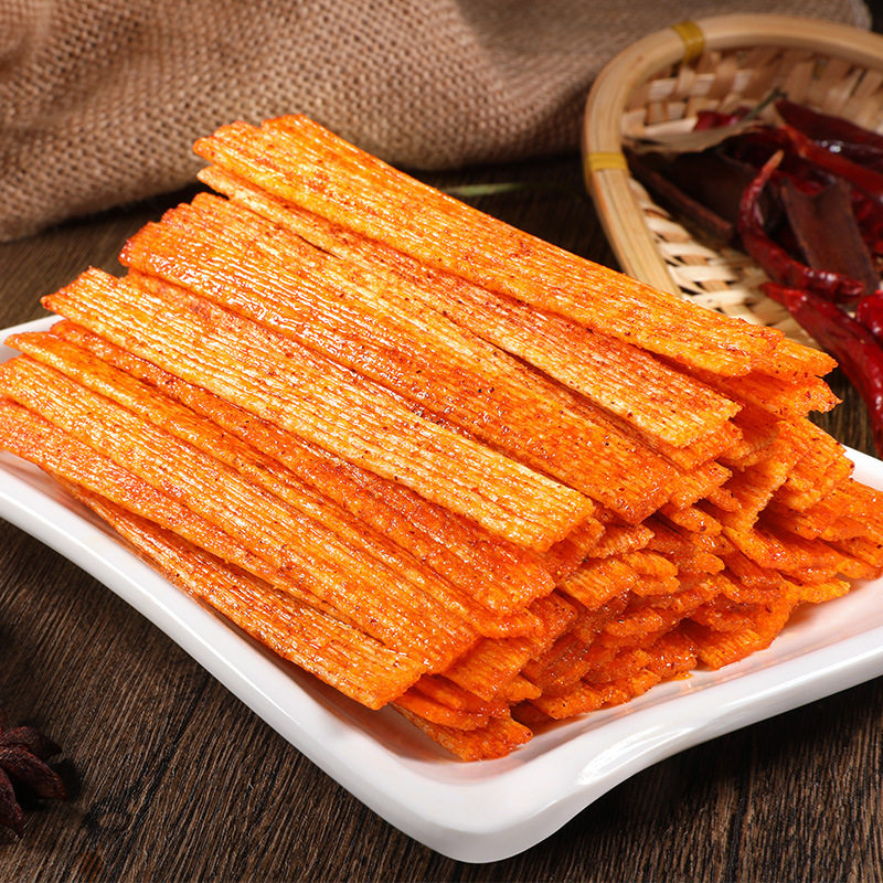 香辣片片脆湖南辣条零食重庆风味