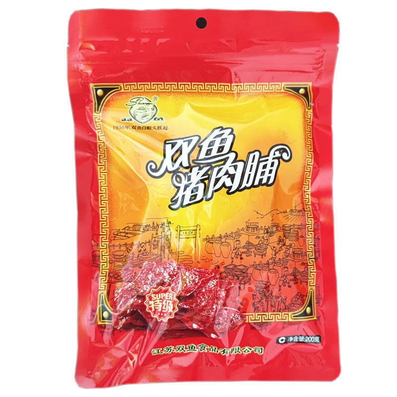 包邮正宗靖江特产猪肉铺牌猪肉脯