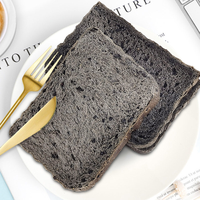 五黑吐司全麦面包营养早餐食品无