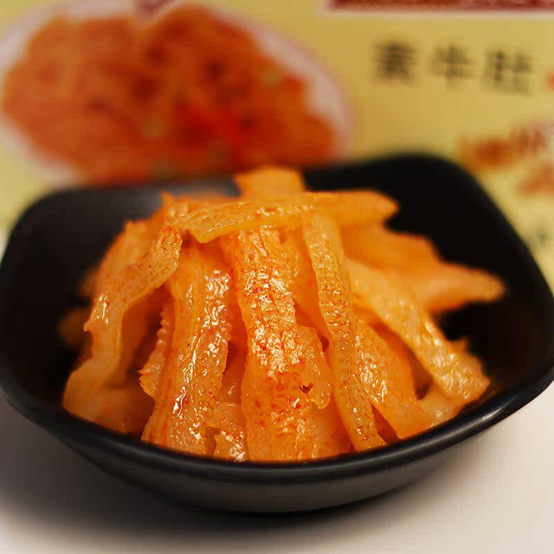 湖南香辣素牛肚 魔芋丝零食 素毛肚耳尖小包装 湖南特产辣味零嘴