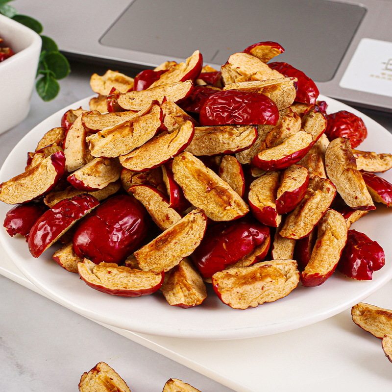 新疆无核红枣软片即食干吃红枣片枣圈果肉阿胶辅料泡茶煮粥官方旗