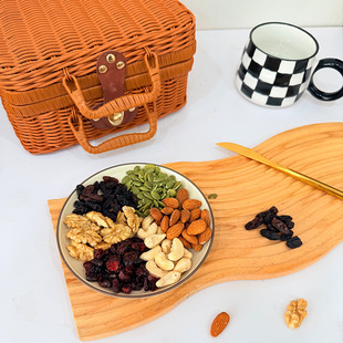 每日坚果30包零食坚果混合小包装礼盒孕妇干果大礼包750g罐官方旗